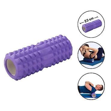 idman doşəkləri: Yoga silindiri, masaj silindiri (tikanlı 23 sm) 🪪 şəxsi̇yyət — 1