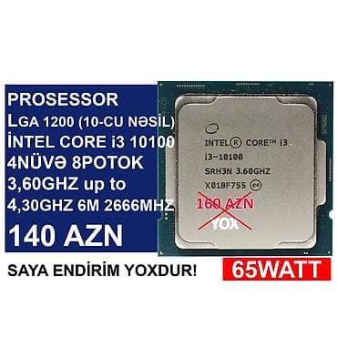 kompyuter hisseleri: Kompüter üçün Core i3 i5 i7 Prosessorlar ⭐LGA 1156 (1ci nəsil) İntel — 9