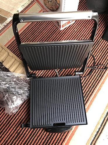 qril aparat: Qril Tefal, rəng - Gümüşü, Yeni — 2