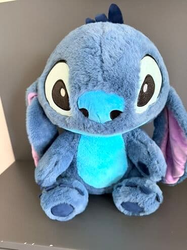 uşaq rasiyaları: Stitch plyuş oyuncağı - Dizayn: Mavi tonlarda Stitch fiquru, böyük — 2