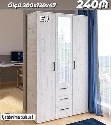 saatlar type 1: 3 qapılı dolab Yep yeni 240 azn rəng seçimi var çatdırılma var — 1