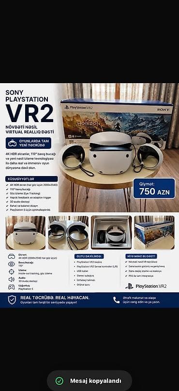 goruntu kamera: PlayStation VR2 (PS VR2) + Horizon Call of the Mountain – virtual — 1