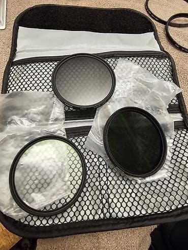 Fotoqrafiya üçün filtr dəsti və ayrı filtrlər - Hoya 58 mm filtrlər — 2