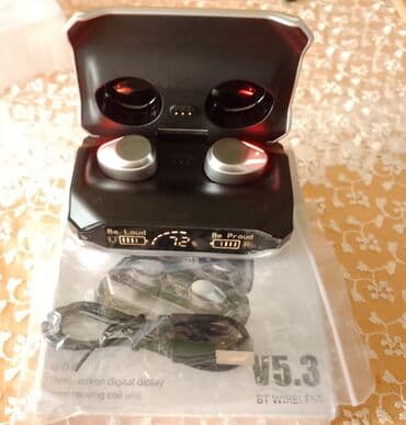 qcy t5 qiymeti: Yeni Simsiz (Bluetooth) Qulaqcıqlar, rəng - Gümüşü — 9