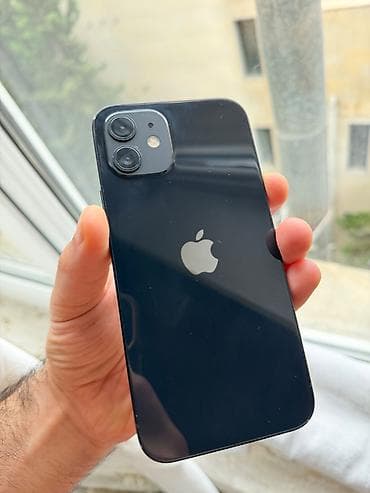 IPhone 12, 256 ГБ, Black Titanium, Беспроводная зарядка, Face ID