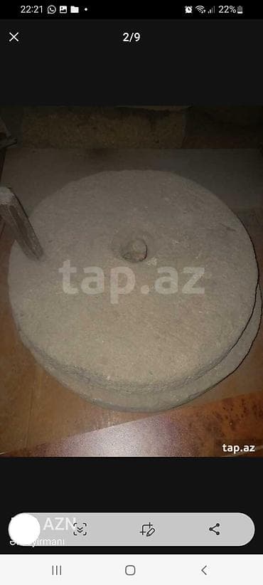 Velosipedlər: Qədim əl dəyirmanı.
Qiymət 2000 azn.
Ünvan Əhmədli. 
Vatsap aktivdir — 3