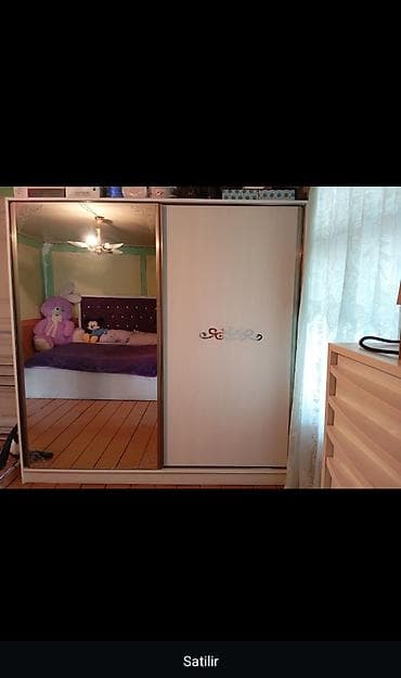 2 qapılı, Güzgülü, Ağ, Kupe, Düz dolab