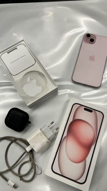 купить айфон 16е: IPhone 15 Plus, Розовый, Face ID — 3