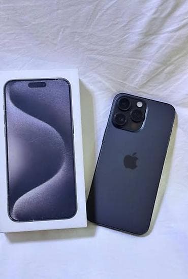 IPhone 15 Pro Max, 256 GB, Simsiz şarj, Face ID, Sənədlərlə