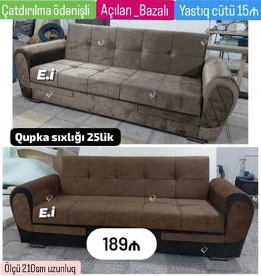 Komodlar: Di̇van-kravat, Açılan, Bazalı, Parça, Ödənişli çatdırılma — 1