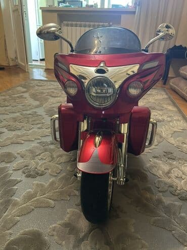 putu maşın: Uşaq üçün elektrikli motosiklet – üçtəkərli kruizer tipli model - — 1