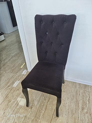 komputer masa: Qonaq otağı üçün, İşlənmiş, Qatlanmayan, rəng - Qara Stul — 4