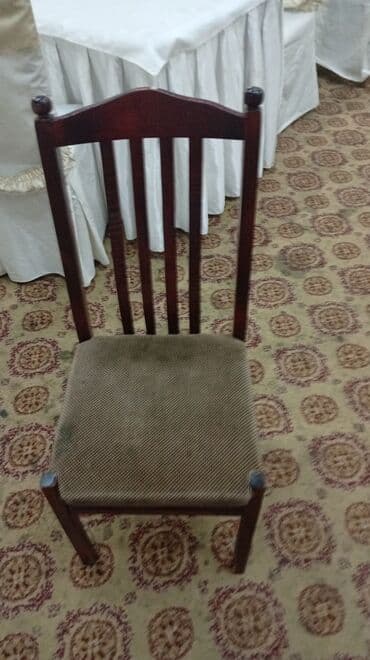 işlənmiş oturacaq: Qonaq otağı üçün, İşlənmiş, Qatlanmayan, rəng - Çəhrayı Stul — 1