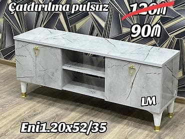 raflar: Yeni, Düz TV altlığı, Polkalı, Laminat — 2