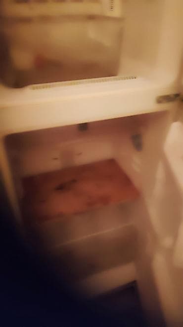 İşlənmiş 2 qapılı Samsung Soyuducu Satılır, rəng - Ağ, Təkərli