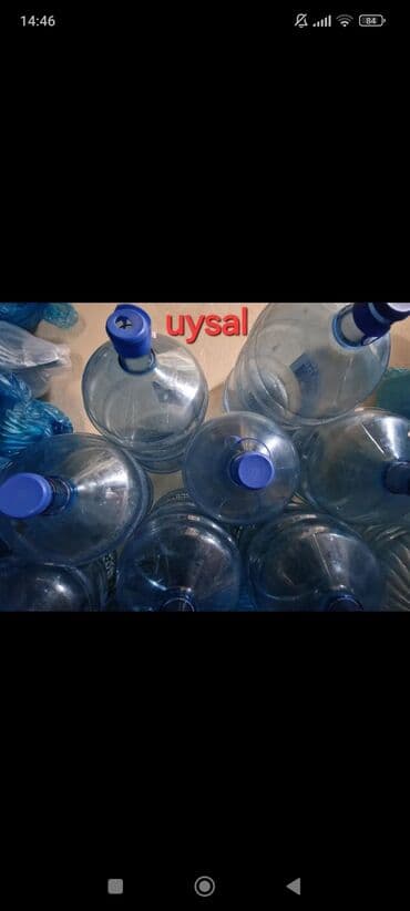 Mətbəx aksesuarları: Su üçün böyük həcmli qablar (damacanalar) - Material: şəffaf, möhkəm — 1