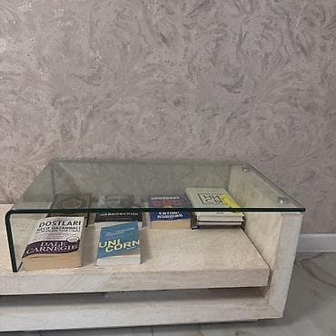 künc rəf: Düz TV altlığı, Polkalı, Şüşəli — 8