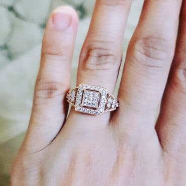 Nişan, Üzük, Çəhrayı qızıl, 585 Əyar