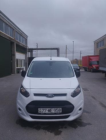 Ford Transit Connect ağ rəngli yük furqonu - Korpus: uzun baza, 2