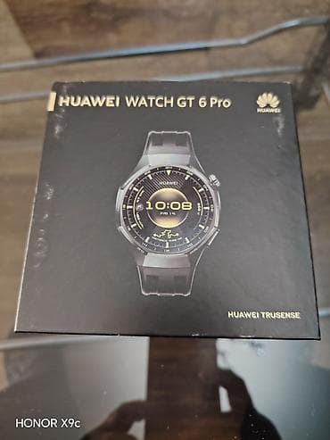 nude ten: Smart saat, Huawei, Suya davamlı, rəng - Qara — 6