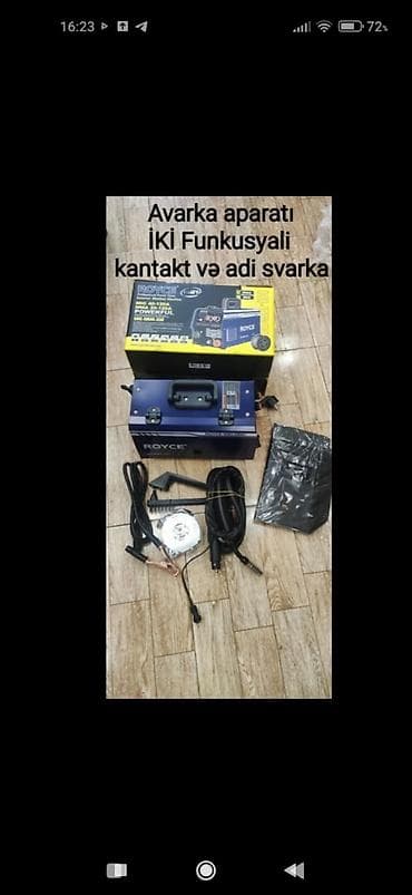 az islenmis svarka aparati satilir: Yeni Qaynaq aparatı — 1