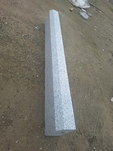 kapron borular: Qranit bordür daşları - Material: Təbii qranit - Rəng: Açıq boz — 5