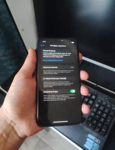 iphone 13 pro max dubai version: IPhone 11, 128 GB, Midnight, Simsiz şarj, Face ID, Sənədlərlə — 3