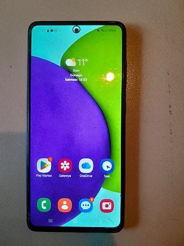 samsung j3 ekran: Samsung Galaxy A52, 128 GB, rəng - Qara, Barmaq izi — 3