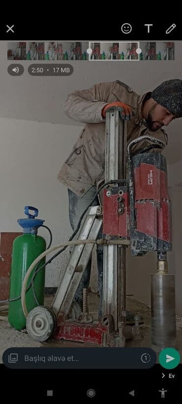 villaya baxici aile: Beton kesen beton desen beton kəsən beton deşən - Beton kəsmə — 1