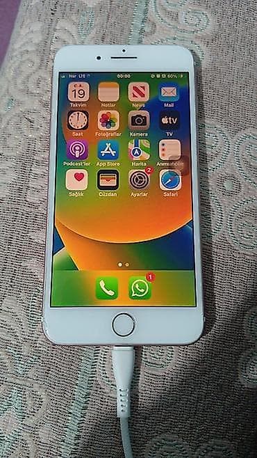 Elektronika: IPhone 7 Plus, 128 GB, White Titanium, Barmaq izi — 1