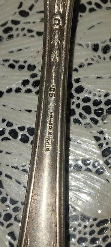 ucuz pərdə: Kolleksiya üçün köhnə metal çəngəl‑qaşıq dəsti - Müxtəlif ölçülərdə — 5