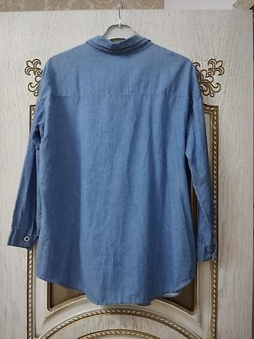 trapez şalvar: Cins köynək 44 razmer — 5