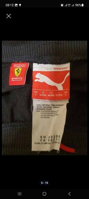 buta ev geyimləri: İdman dəsti, Puma, L, rəng - Qara — 8