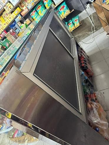 Şüşə vitrin/soyuducu piştaxta - Mağaza, market, qənnadı və ya