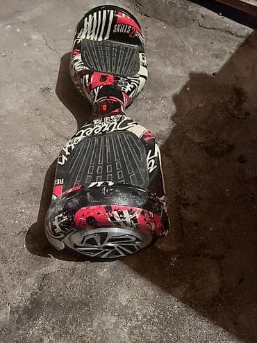 sovet pulu: Qraffiti dizaynlı hoverboard (self-balance skuter) - Korpus — 2
