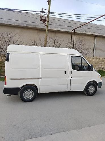 Ford Transit yük mikroavtobusu - Kuzov: uzun və yüksək tavanlı, ağ