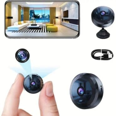 gunəş panelli kamera: Mini mikro kamera balaca kiçik camera 4.2sm ölçüde 300 mah batareya — 1