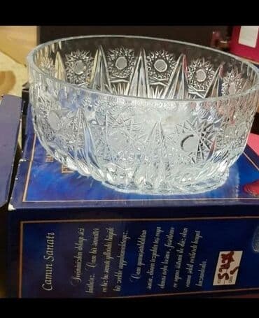 meyvə qablari: Xrustal yeni meyva qabi.catdirilma yoxdur Unvan Yeni Yasamal — 1
