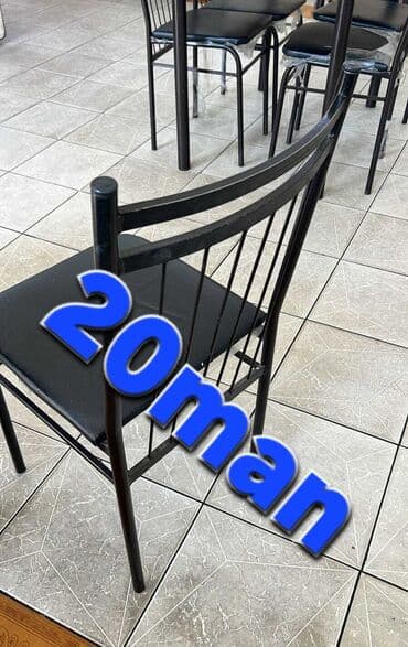 metbext moyka: Mətbəx üçün, Yeni, Qatlanmayan, rəng - Qara Stul — 3