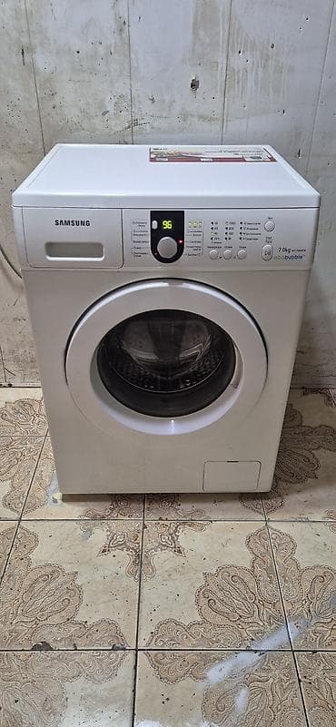 Məişət texnikası: Paltaryuyan maşın Samsung, 7 kq, İşlənmiş, Avtomat, Qurutma var, Ödənişli çatdırılma — 1