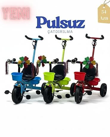 uc tekerli velosiped: 🚲 3 Təkərli Uşaq Velosipedi AY-616 👶 Körpəniz üçün rahat və — 1