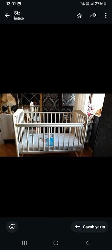 Beşiklər: Oğlan və qız üçün, Dördbucaq, Beşik, Matrassız, Yellənmə mexanizmsiz — 2