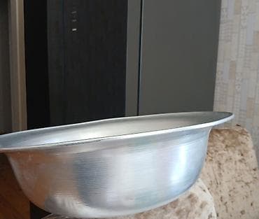 mingəçevir qumu: Alüminium ləyən – iridi. ölcüsü 45 sm yüngüldü aǧır deyil az — 2