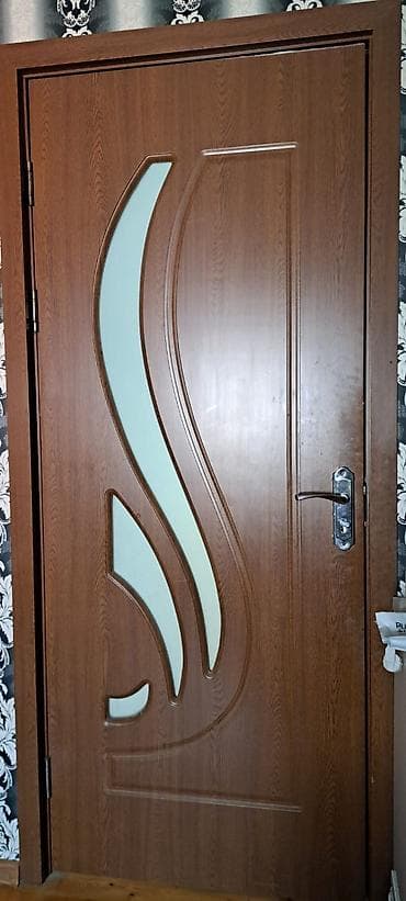 Mətbəx/otaq üçün dekorativ şüşəli qapı dəsti 3dənəsi 170 m.yaxşı — 5