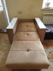 açılıb bağlanan yataq: İşlənmiş, Təknəfərlik çarpayı, Bazalı, Matrassız, Siyirməli, Azərbaycan — 2