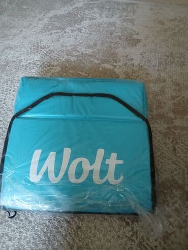 wolt çanta satışı: Wolt çatdırılma çantası - Rəng: mavi - salafan. Tezedir alinib — 1