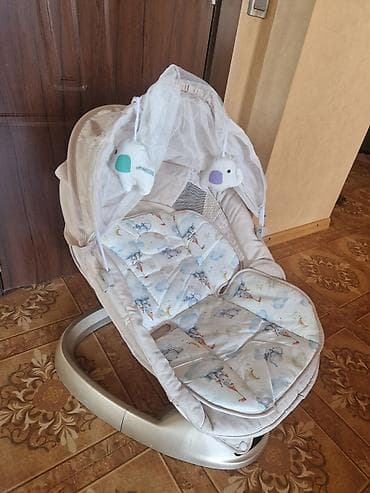 Ev və bağ: Uşaq üçün elektrikli beşik/şəllək ana qucagi - Yumşaq, rahat oturacaq — 3