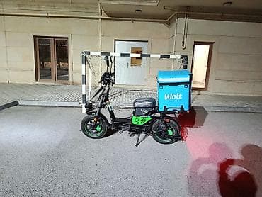Elektrik çatdırılma skuteri - Güclü elektrik mühərriki və iri