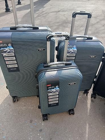 Чемоданы: Billa brendi sərt korpuslu səyahət çamadan dəsti - Material: 100% — 3