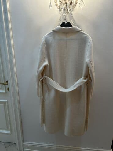 hamile geyim: Пальто кашемир 100% Айвори. Размер написано л но маломерки на с м — 5